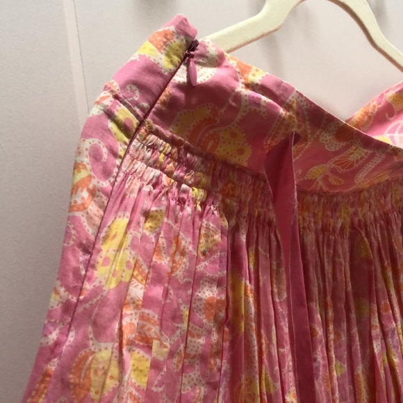 Tibi Cotton Smocked Skirt - Picture 7 of 7